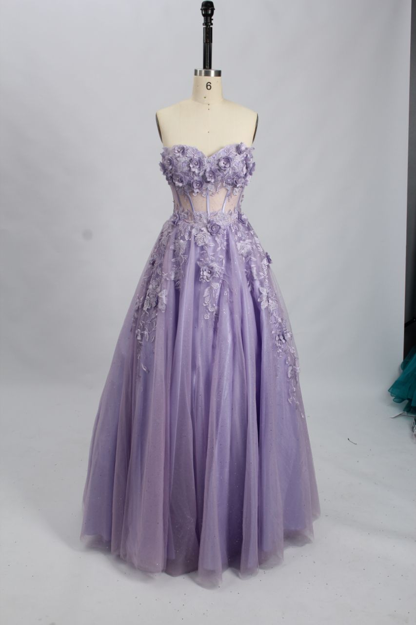Enchanted Blossom Lace & Tulle Gown