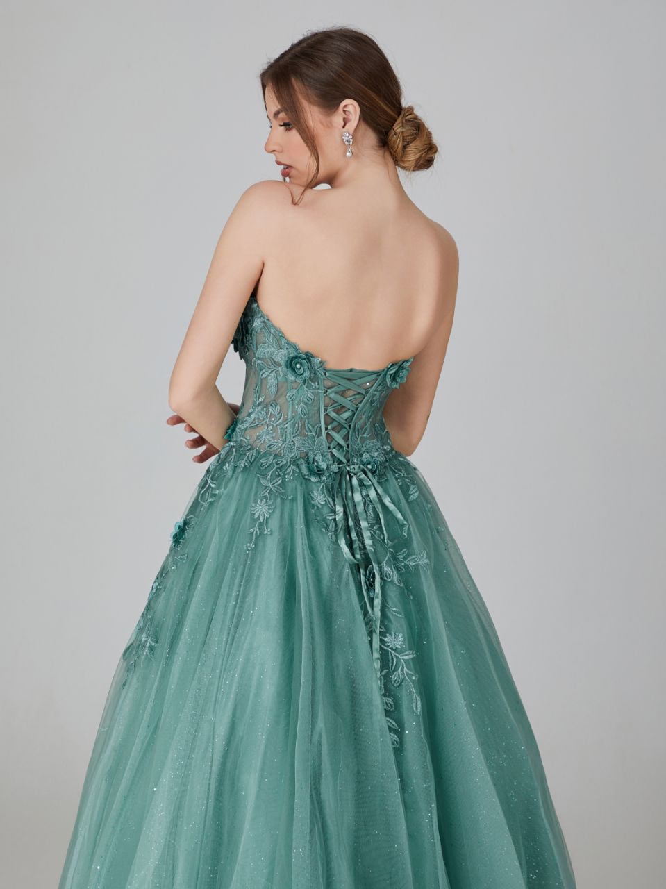 Enchanted Blossom Lace & Tulle Gown