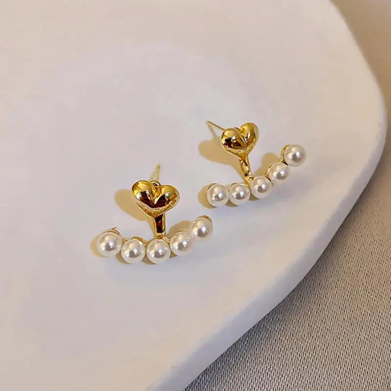 Fashion Gold Color Claws Stud Earrings with Crystal Rhinestone Design Unusual Earrings Versatile Accessories Women 2024 Jewelry