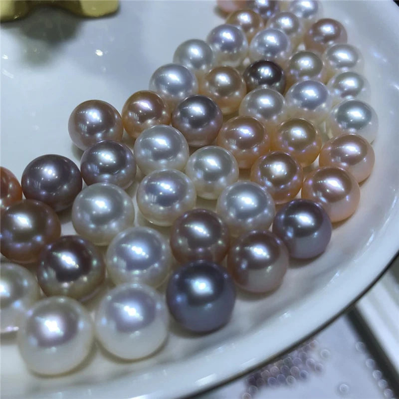 MeiBaPJ 9mm Natural Round Pearls Fashion Bow Drop Earrings 925 Silver Fine Wedding Jewelry for Women