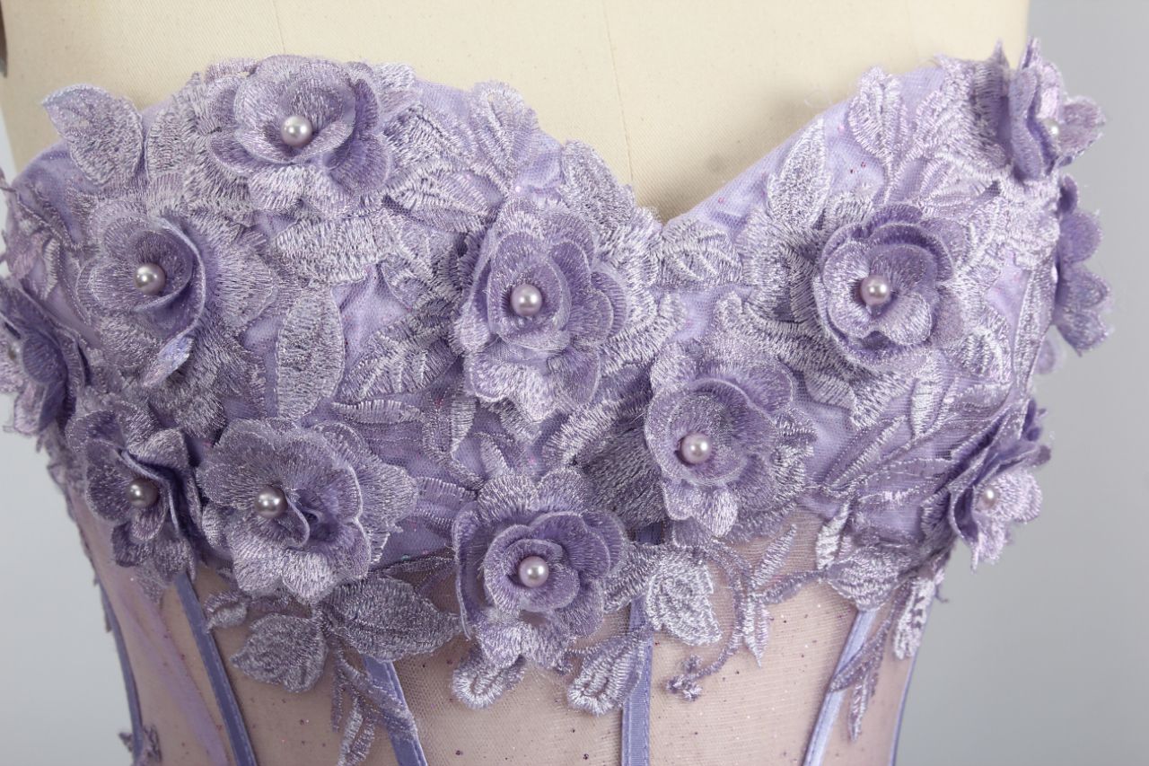 Enchanted Blossom Lace & Tulle Gown